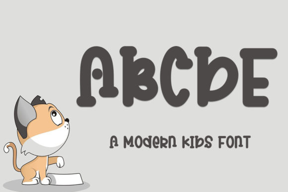 Abcde: A Quirky Display Font for Crafters