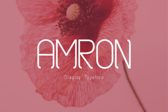 Amron: A Clean Display Font for Modern Web Design and Digital Branding