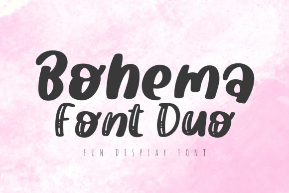Bohema: A Bold Display Font for Editorial Design