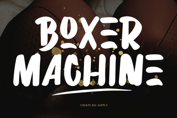 Boxer Machine: A Bold Display Font for Web Design