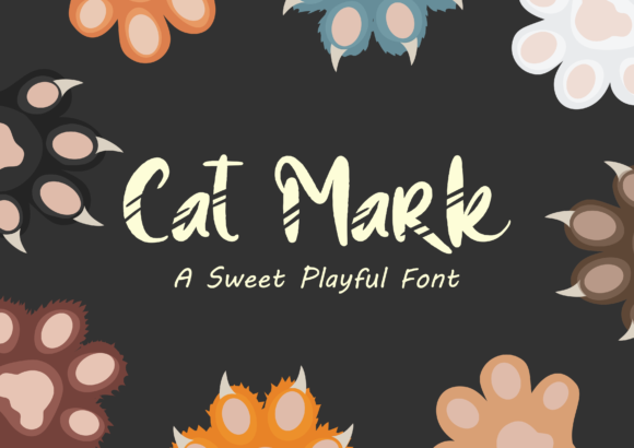 Cat Mark: A Playful Display Font for Your Brand