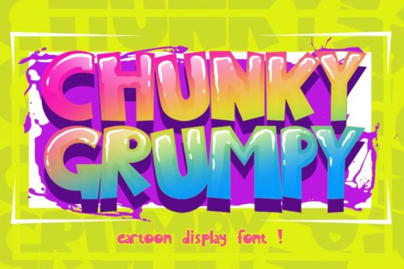 Chunky Grumpy: A Bold Display Font for Editorial Impact