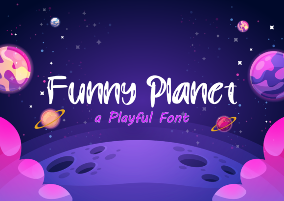 Funny Planet: A Playful Display Font for Your Brand