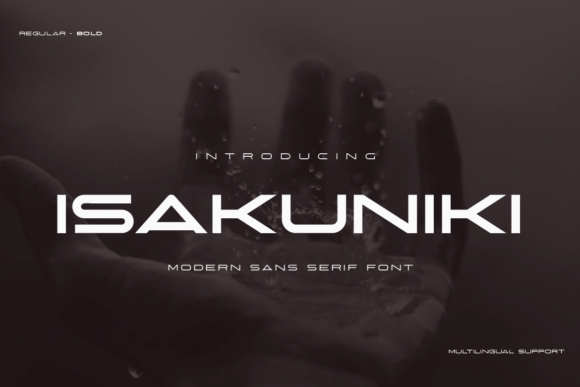 Isakuniki: A Sharp Display Font for Crafters