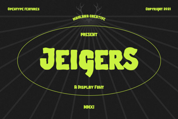 Jeigers: A Playful Display Font for Bold Campaigns