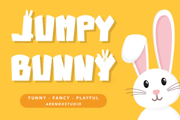 Jumpy Bunny: A Playful Display Font for Makers