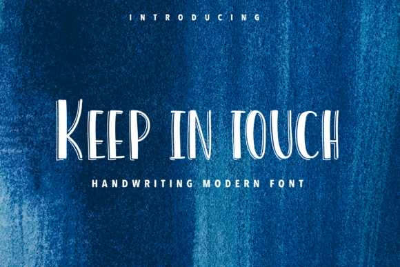 Keep in Touch: A Playful Display Font for Web Design