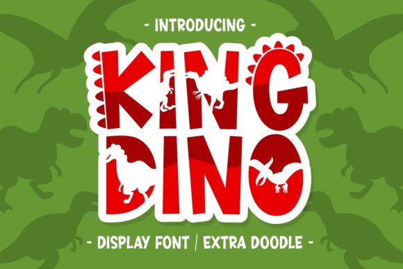 King Dino: A Bold Display Font for Editorial Design