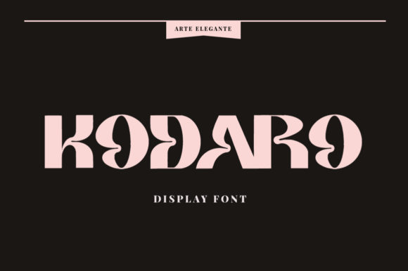 Kodaro: A Bold Display Font for Your Brand