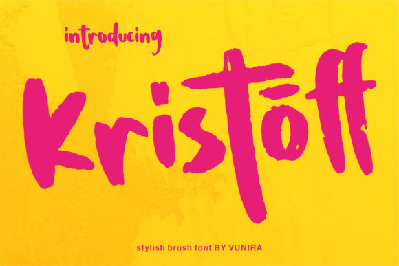 Kristoff: A Cool Urban Display Font for Branding