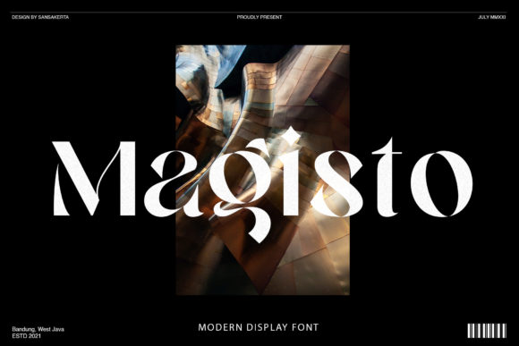 Magisto: A Bold Display Font for Crafters