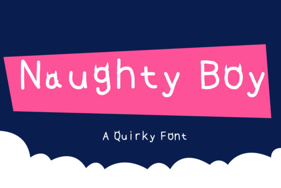 Naughty Boy: A Unique Display Font for Web Design