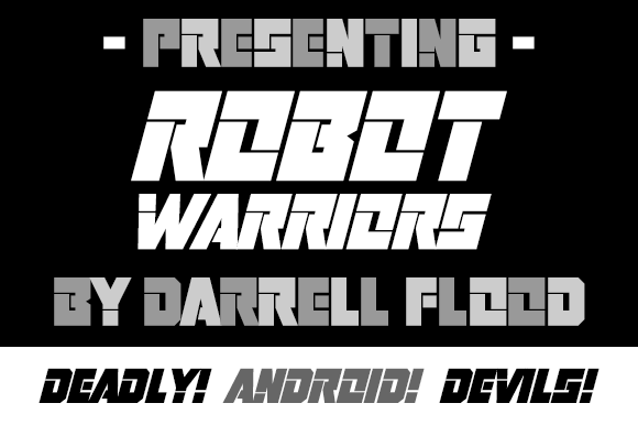 Robot Warriors: A Bold Display Font for Business Branding