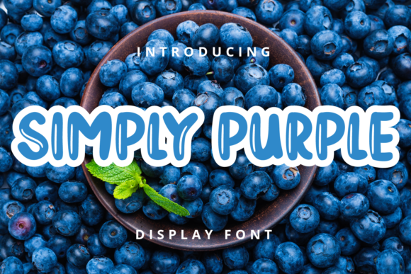 Simply Purple: A Designer’s Take on This Bold Display Font
