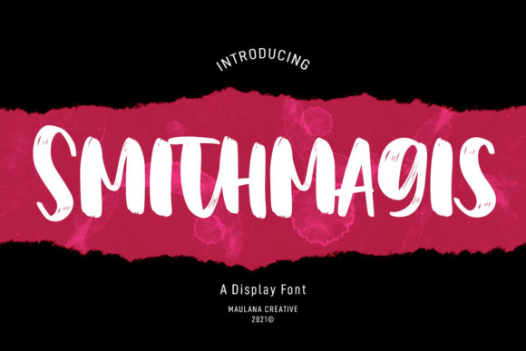 Smithmagis: A Bold Brushed Display Font Review