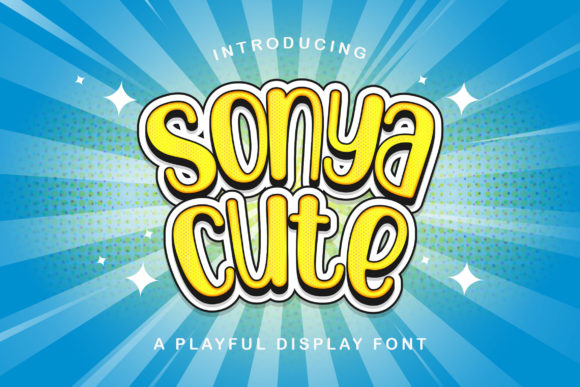 Sonya Cute: A Playful Display Font That Elevates Small Business Branding