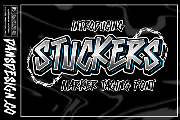 Stuckers: A Bold Display Font for Editorial Impact