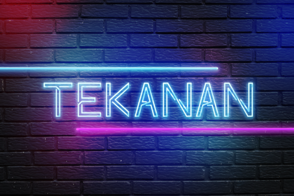 Tekanan: A Modern Display Font for Bold Branding