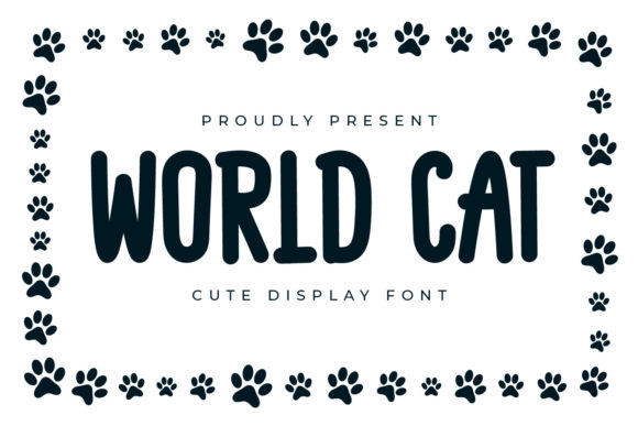 World Cat: A Bold Display Font for Editorial Impact